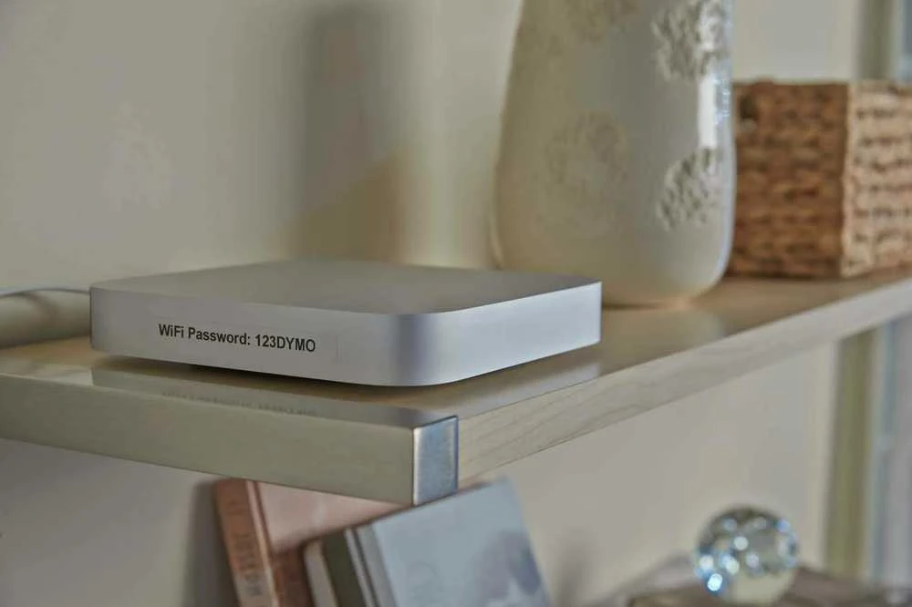 DYMO D1 Standard - Juodas on Transparent - 24mm etikečių juostelė Juoda ant skaidrios