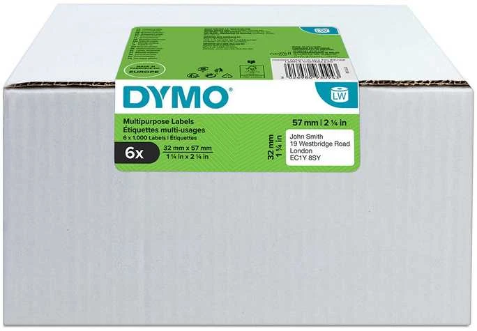 DYMO Etiketės 32 x 57mm / Rinkinys (2093094) - 6 vnt.