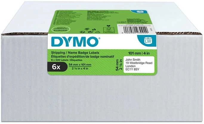 DYMO Etiketės 54 x 101mm / Rinkinys (2093092) - 6 vnt.