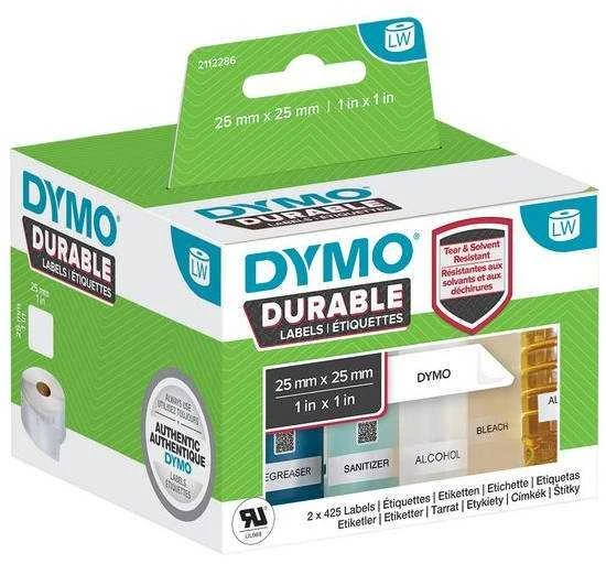 DYMO Ilgalaikės pramoninės Etiketės 25 x 25mm / (1933083/2112286)