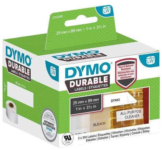 DYMO LW - LW Durable Labels - 25 x 89 mm - 1933081 Balta Lipni spausdintuvo etiketė