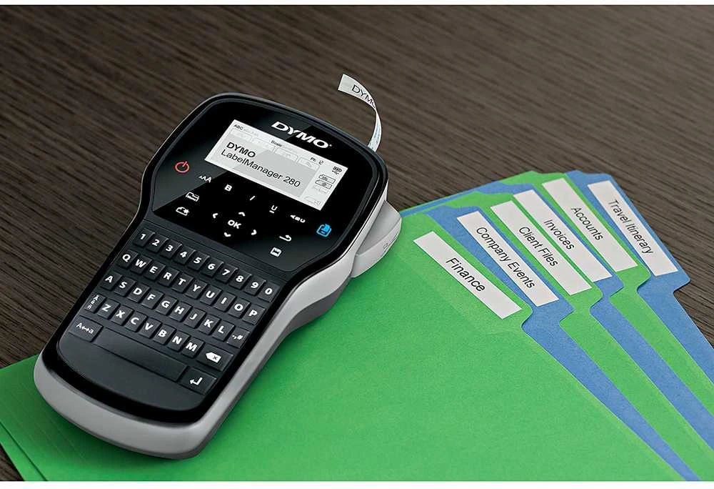 DYMO LabelManager 280™ QWY Kitcase etikečių spausdintuvas Perkėlimas terminiu būdu Vielinis D1 QWERTY