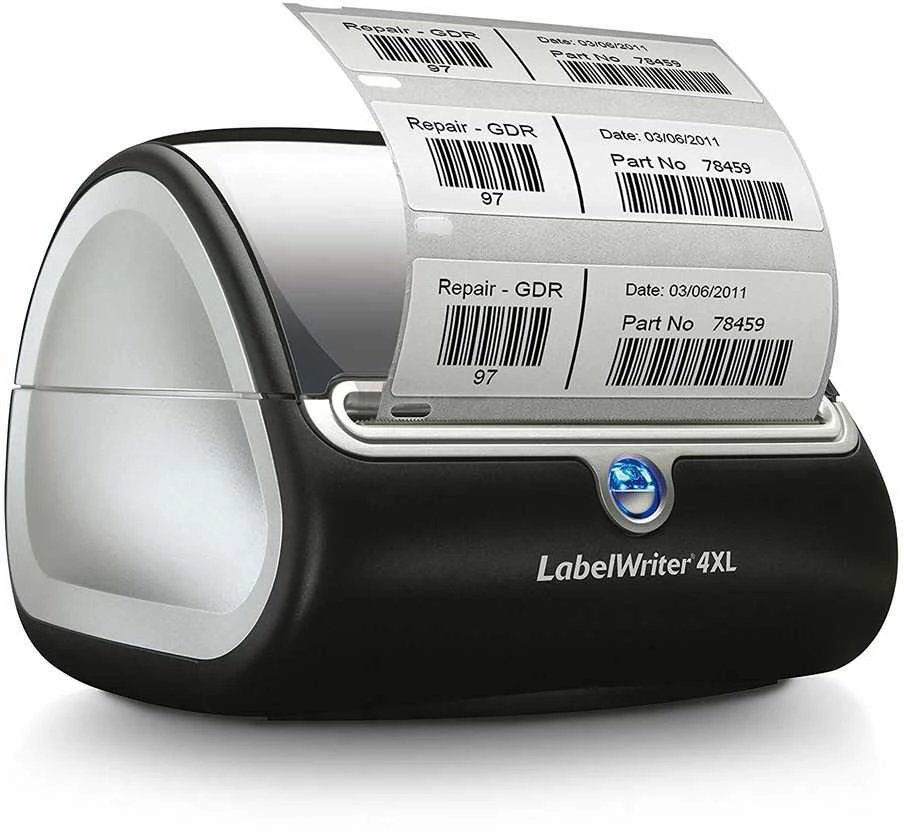 DYMO LabelWriter 4XL, juodas and baltas label spausdintuvas, USB connected, PC, 53 labels / minute S0904950