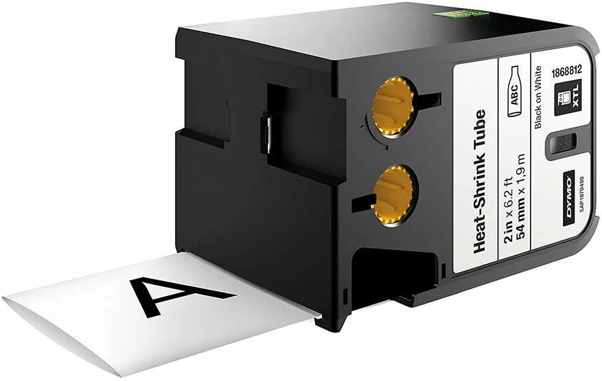Dymo XTL Termo Vamzdelis 54mm x 2.7m / juodas ant baltos (1868812)