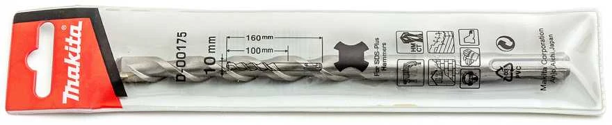 Makita SDS-PLUS Grąžtas 10x160mm STANDARD D-00175