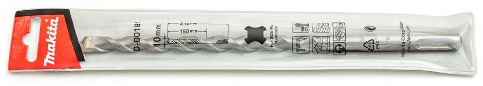 Makita SDS-PLUS Grąžtas 10x210mm STANDARD D-00181