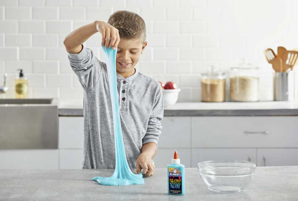 Elmer's Klijai "Slime" mėlynai šviečiantys tamsoje 147ml - 2162078