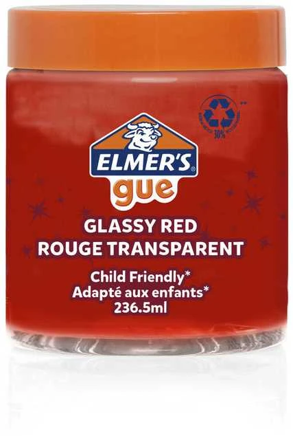 Elmer's Paruoštas SLIME užsukamame raudoname inde 236 ml - 2162069