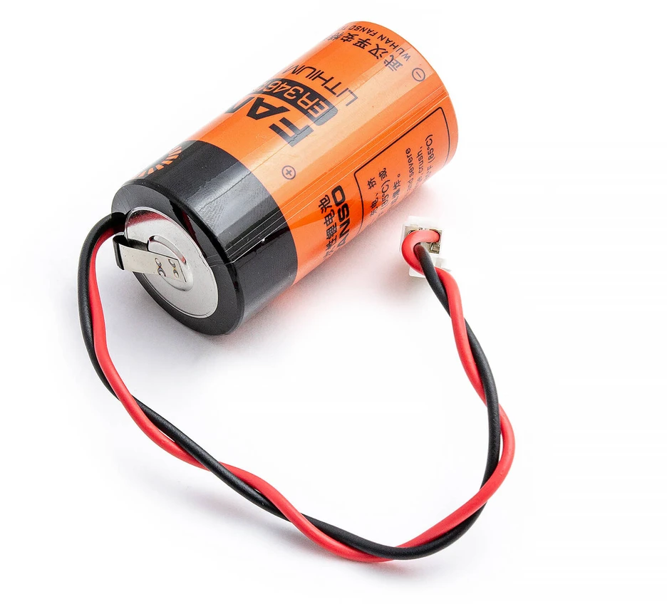 Fanso ER34615M 3,6 V 13000 mAh D LSH20 ličio akumuliatorius su laidais ir JST EHR-2 didelės srovės jungtimi