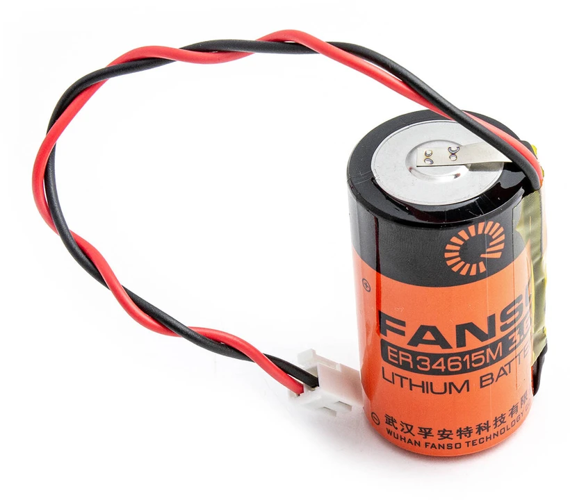 Fanso ER34615M 3,6 V 13000 mAh D LSH20 ličio akumuliatorius su laidais ir JST EHR-2 didelės srovės jungtimi