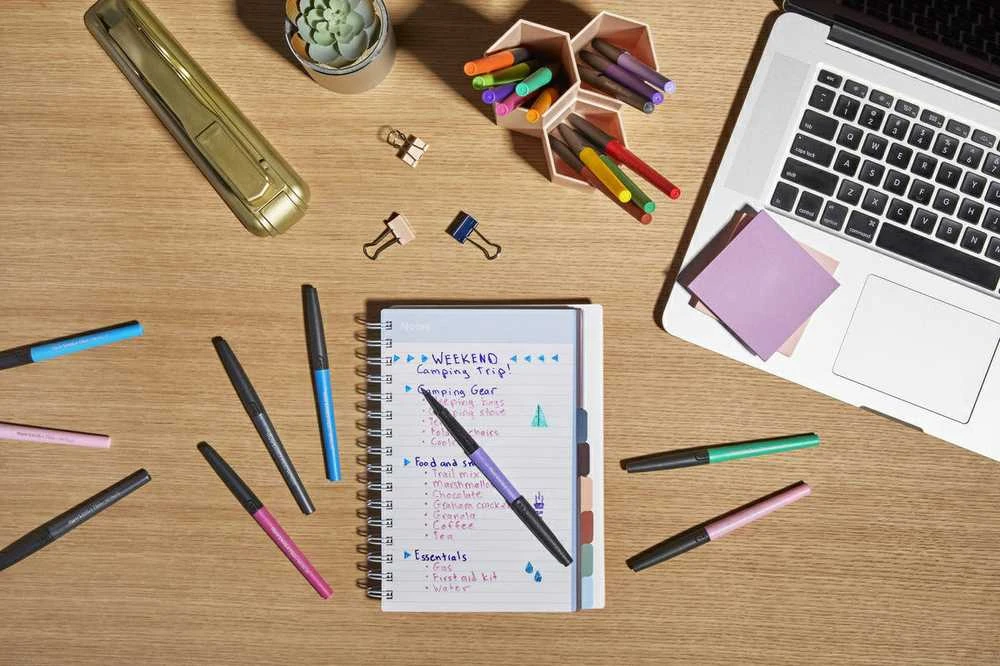 Flomasteriai Papermate Flair medium (0,7 mm) | metallic | 6 vnt. - 2137361