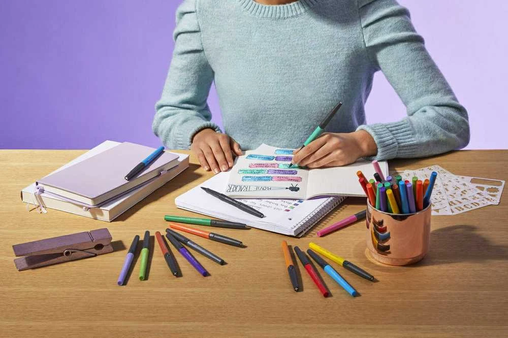 Flomasteriai Papermate Flair medium (0,7 mm) | metallic | 6 vnt. - 2137361