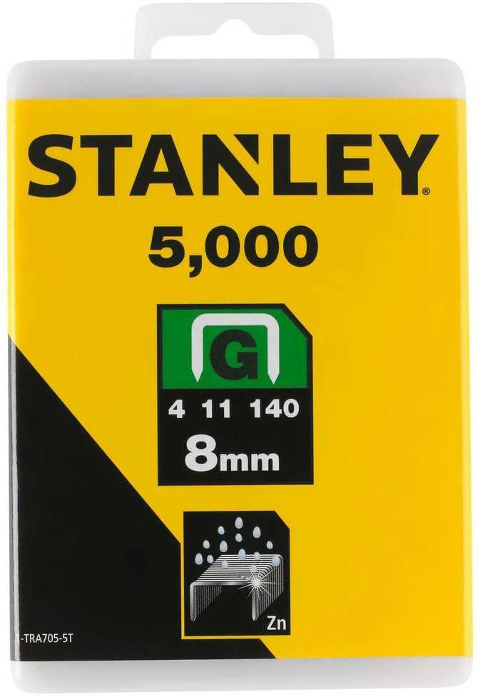 140 G tipo kabės „STANLEY" 5000 vnt. 8 mm