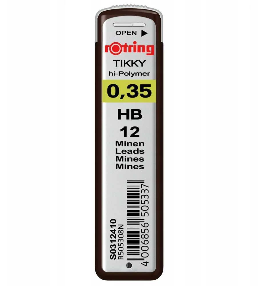 Grafitas pieštukui Rotring TIKKY 0,35 mm HB - S0312410