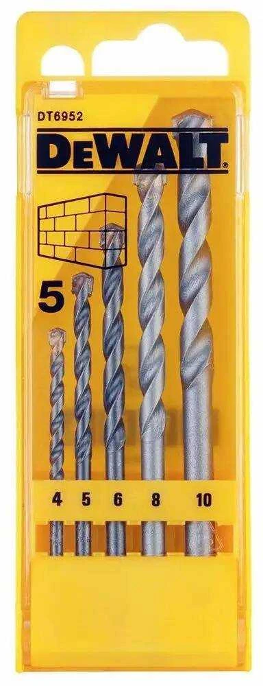 Grąžtas Dewalt grąžtai DO BETONU WIDIA KOMPLET 5elem. 4,5,6,8,10mm