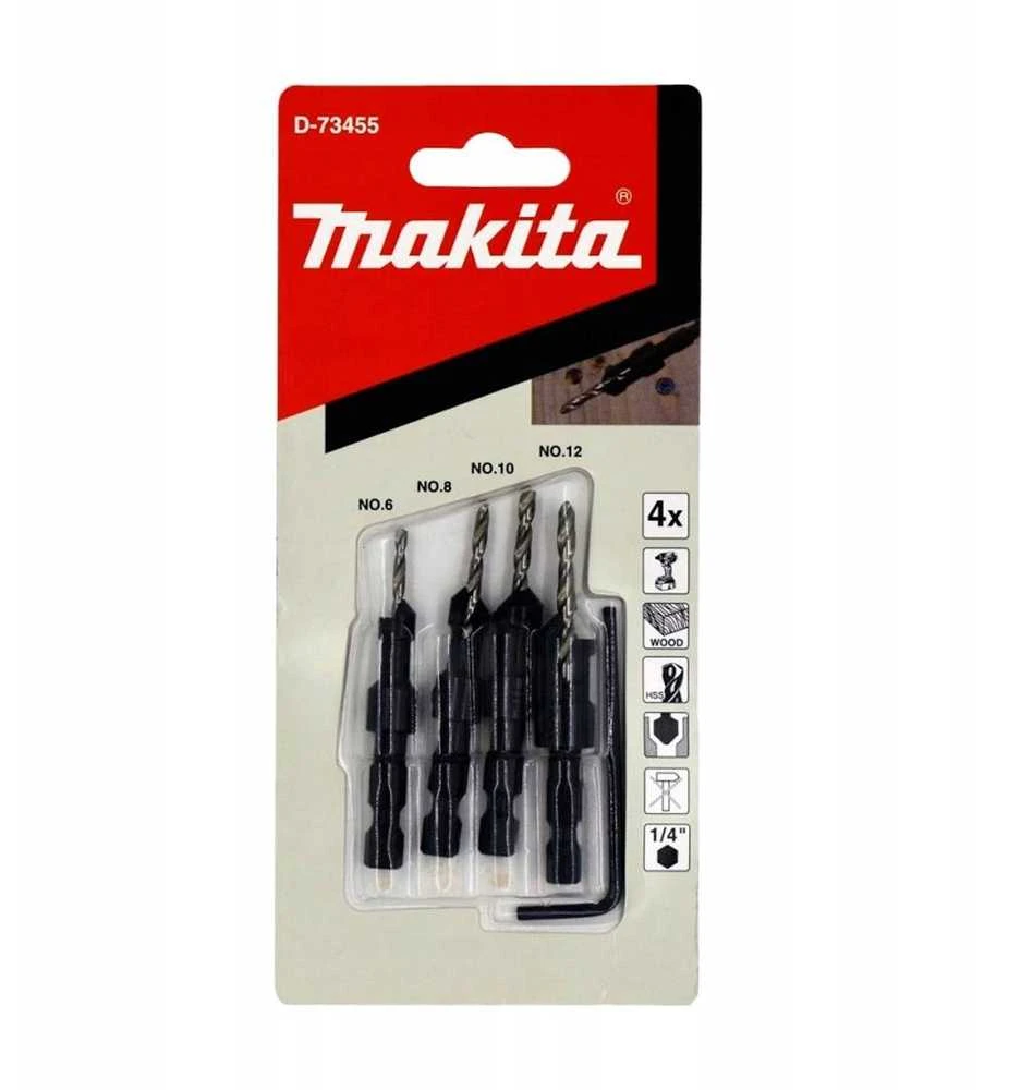 Grąžtas Makita 4 vnt grąžtų rinkinys D-73455