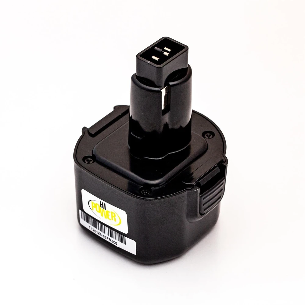 Hi Power DeWalt DE9036, DE9061, DE9062, DW9061, DW9062 9.6V 2.0Ah NiMH Akumuliatorius, skirtas elektriniams įrankiams DC750KA, DC855KA, DW050, DW050K, DW902, DW926, DW926K