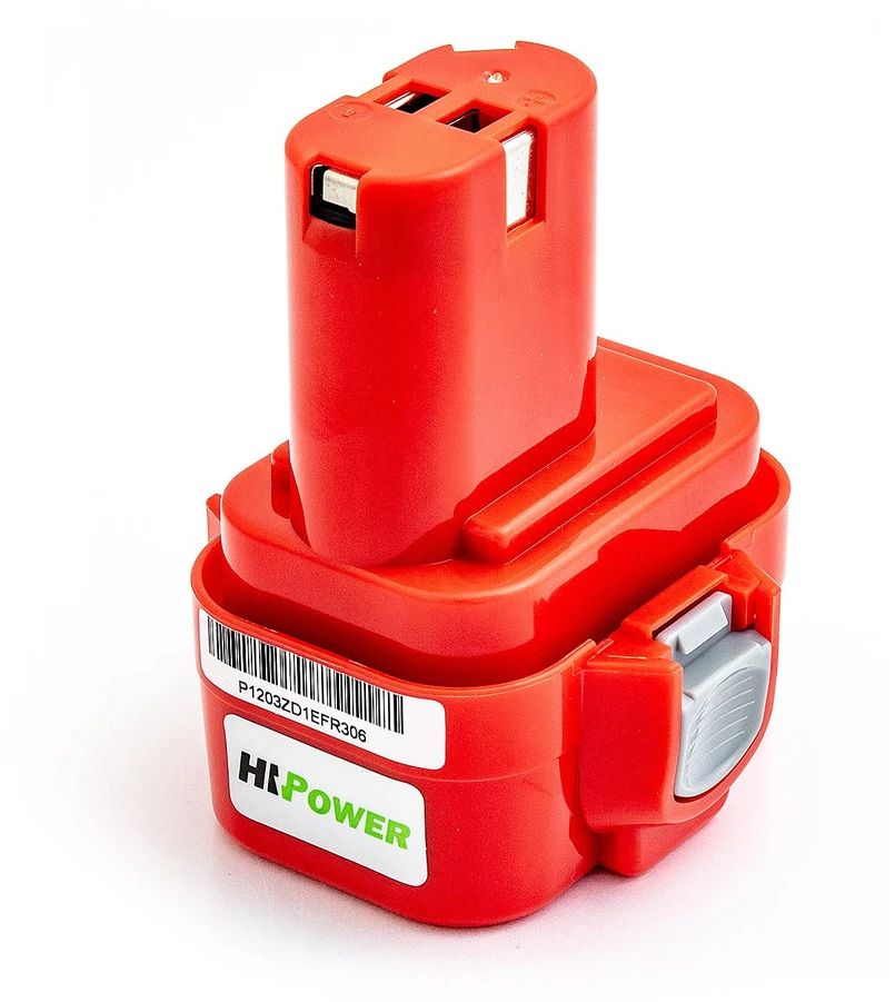 Hi Power Makita 193099-3, 193156-7, 9120, 9133, 9134, 9135, PA09 9.6V 3.0Ah NiMH Akumuliatorius, skirtas Makita 6000 serijos, 6207D, 6207DWDE, 6222D, 6226D, 6226DWBE, 6260D elektriniams įrankiams