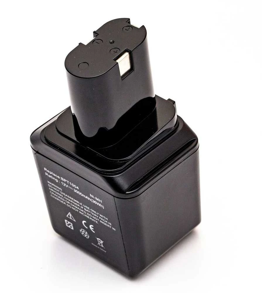 Hi Power Akumuliatorius Bosch 26073335010, 2607335014, 2607335021, 2607335158 12V 3.0Ah NiMH, skirtas GSB12VE, GBM12VE, GSR12WE