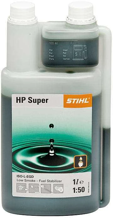 Alyva dvitakčiams varikliams Stihl HP Super; 1 l (su dozatoriumi)
