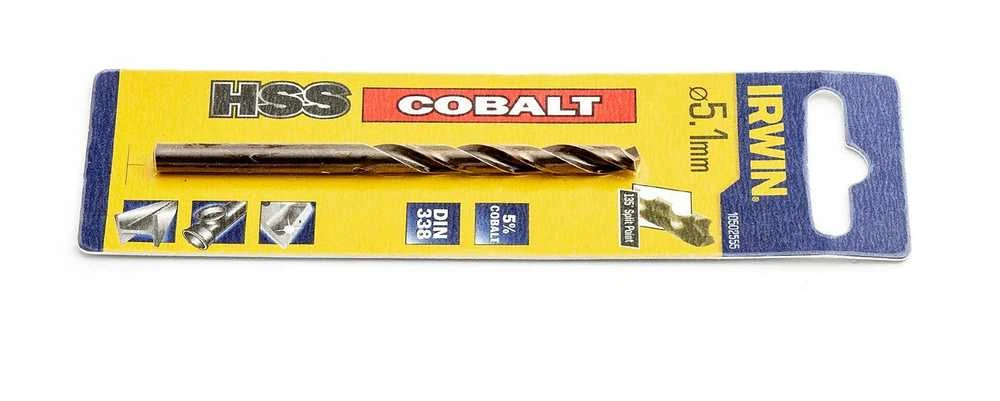 Grąžtas IRWIN grąžtai KOBALT 5,1mm