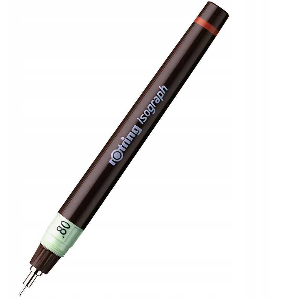 Isograph Rotring piešimo tušinukas - juodas 0,80 mm - 1903495