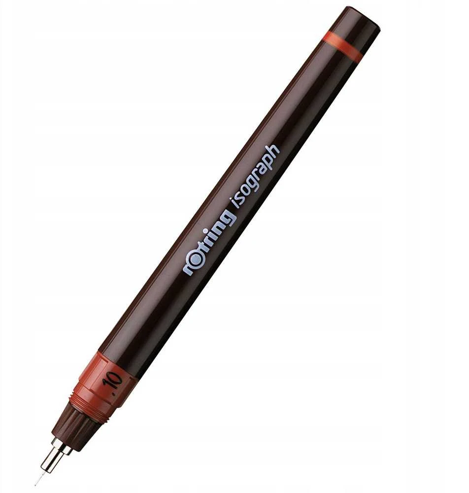 Isograph Rotring piešimo tušinukas - juodas 0,10 mm - 1903394