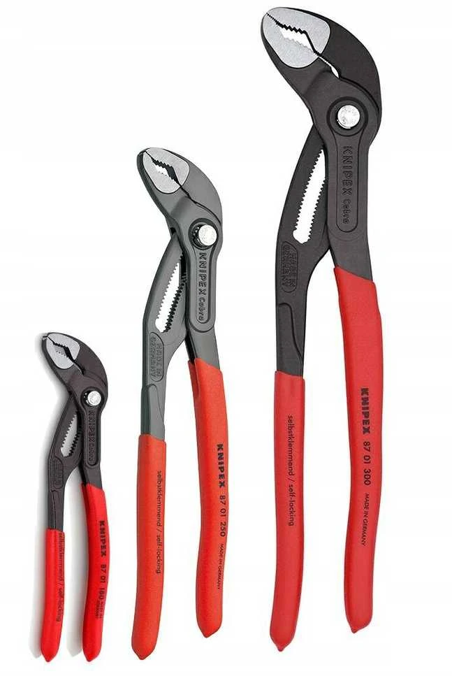 Knipex replių komplektas Cobra, 3 vnt.