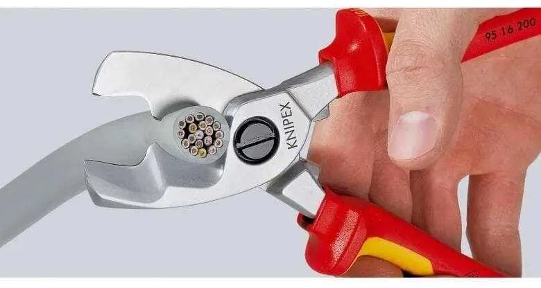 Elektrikų kabelio žirklės KNIPEX 9516, 200mm