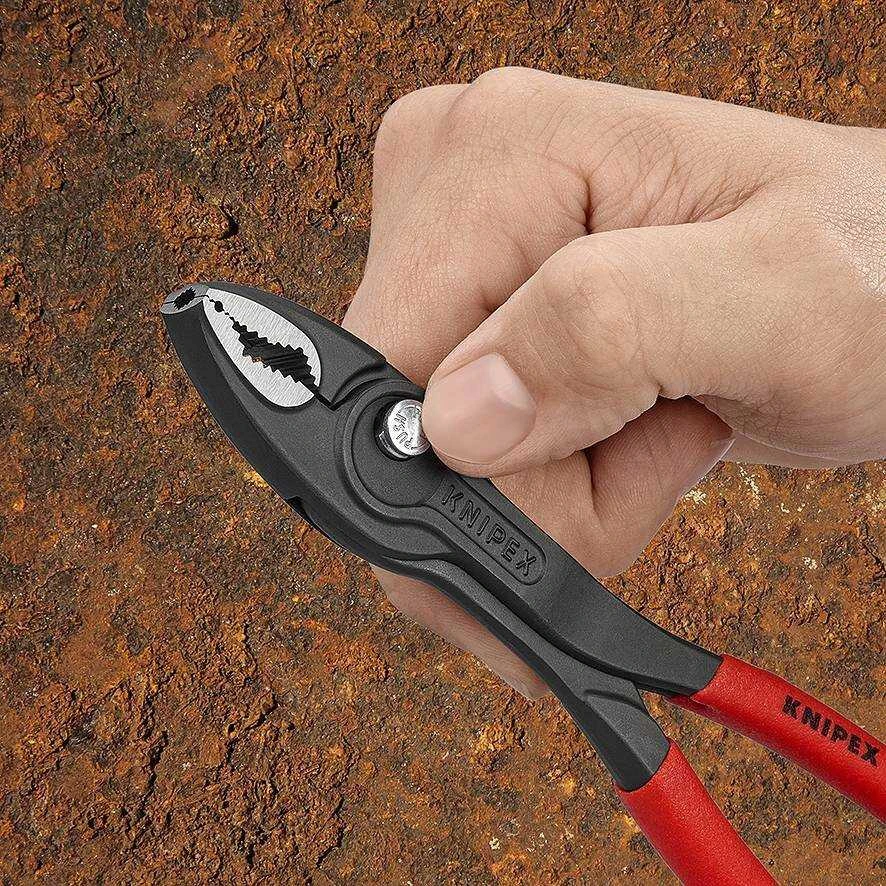 Dvigubo griebimo replės KNIPEX TwinGrip 8202200