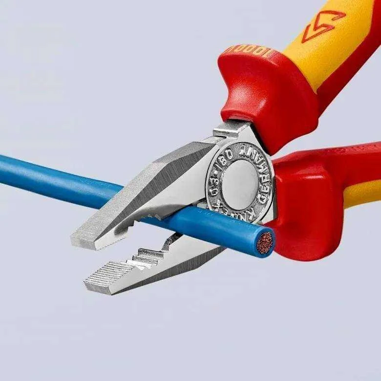 Kombinuotos replės VDE 180mm, Knipex