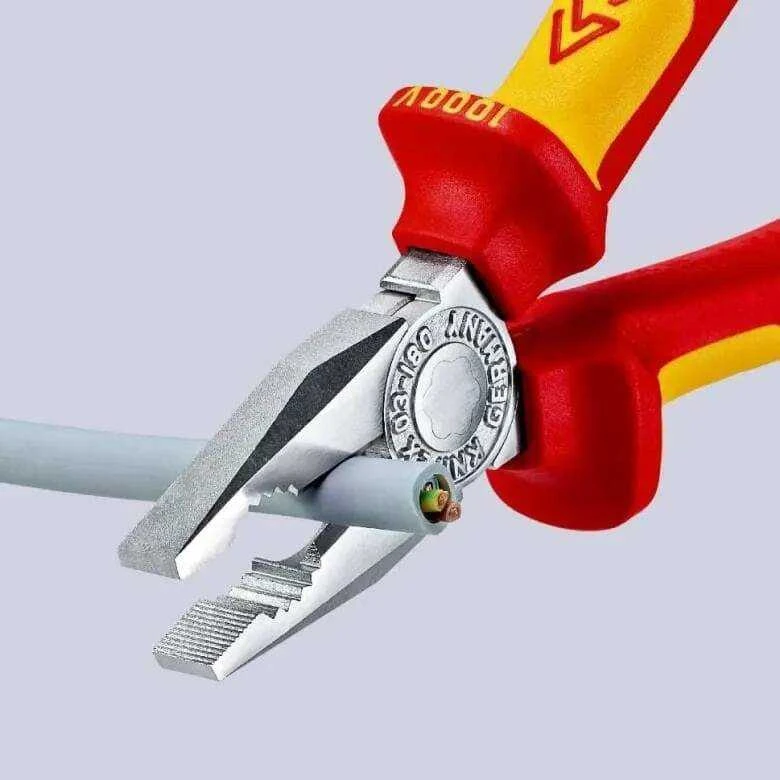 Kombinuotos replės VDE 180mm, Knipex