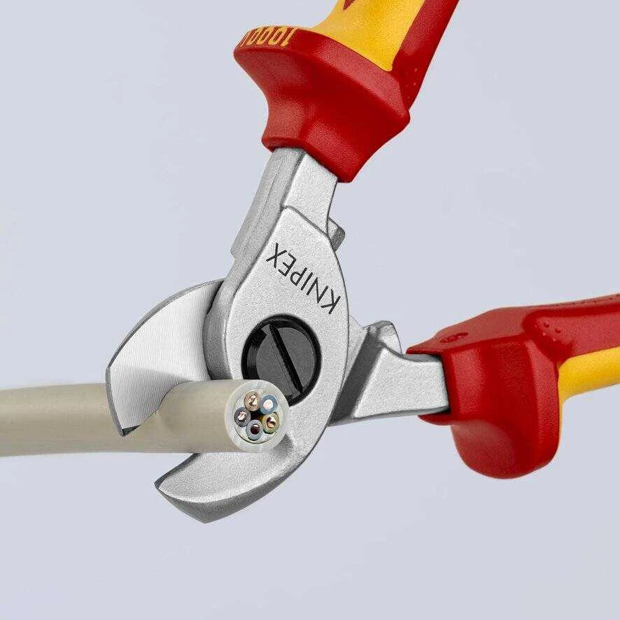 Elektrikų kabelio žirklės KNIPEX 9516, 165mm