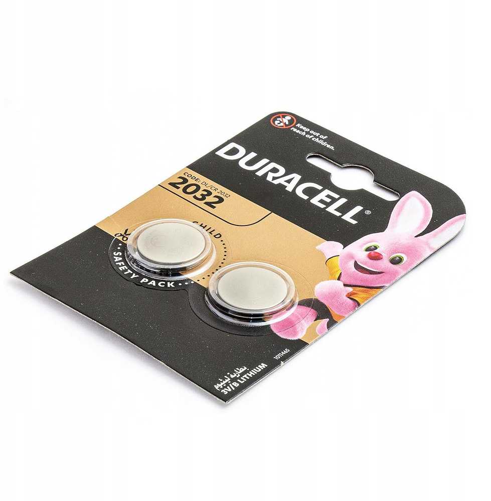 Ličio akumuliatorius Duracell DL2032 3V - CR2032, ECR2032 2B