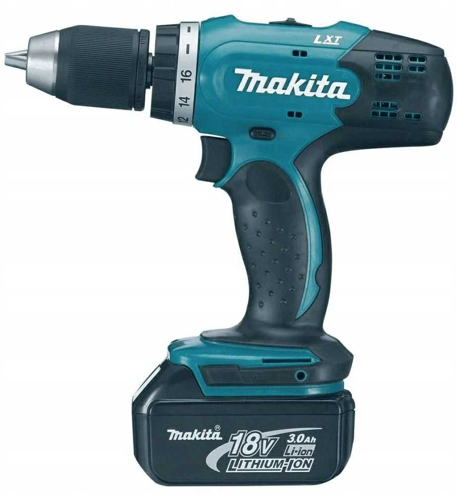 Makita DDF453RFE drill Juodas,Mėlyna 1.6kg