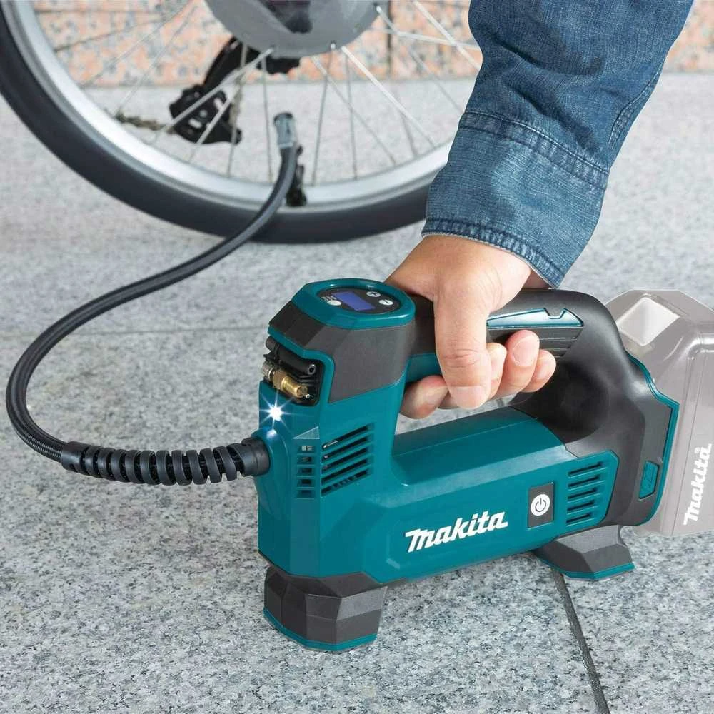 Makita DMP180Z Akumuliatorinis kompresorius 18V MAX, komplektuojama be akumuliatorių ir kroviklio!
