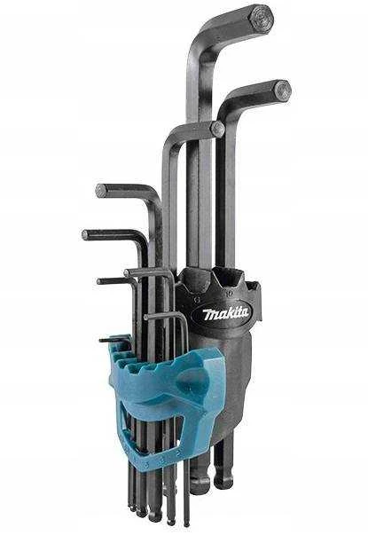 Makita Hex raktas veržliaraktis 9vnt. 1.5-10mm B-65894