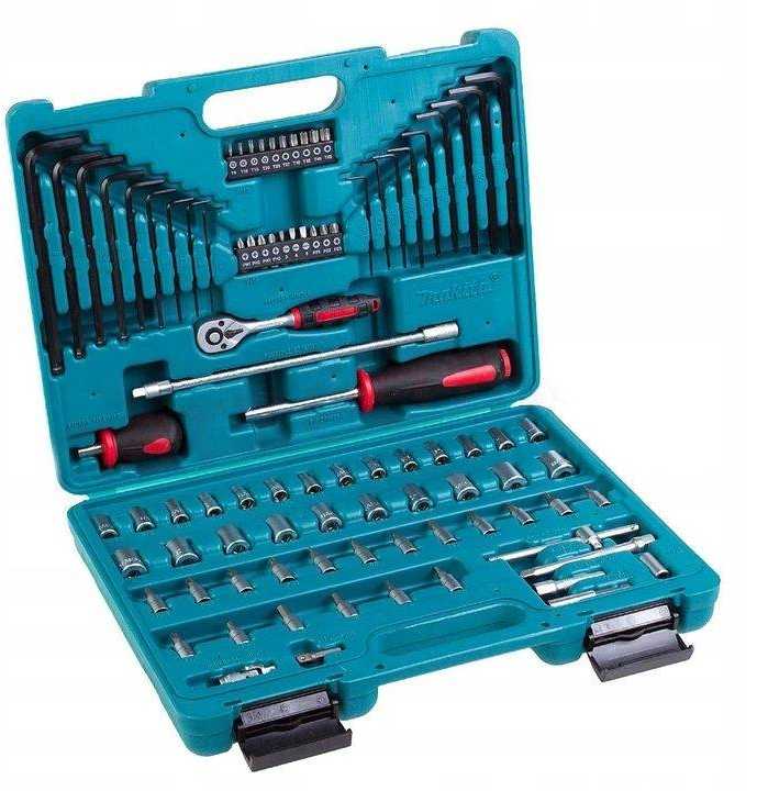 Įrankių komplektas Makita P-46470; 91 vnt.