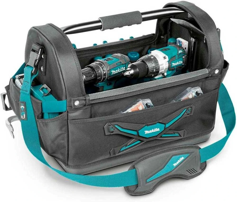 Makita Sutvirtintas, atviras įrankių krepšys. E-15403