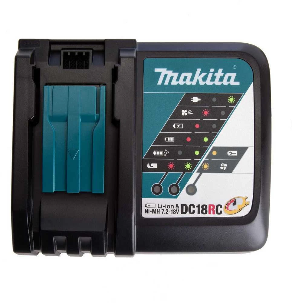 Makita 195584-2 Kroviklis DC18RC 14,4-18 V Li-ion RAPID krovimo laikas 15/22min, CARTON