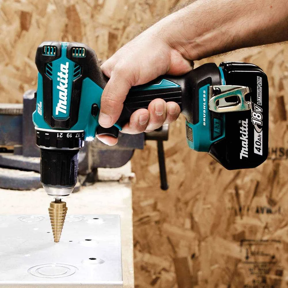 Makita DDF485Z Akumuliatorinis gręžtuvas, 18 V, 50/25 Nm, 1,7kg, LED, BL-motor, Be akumuliatorių ir kroviklio!