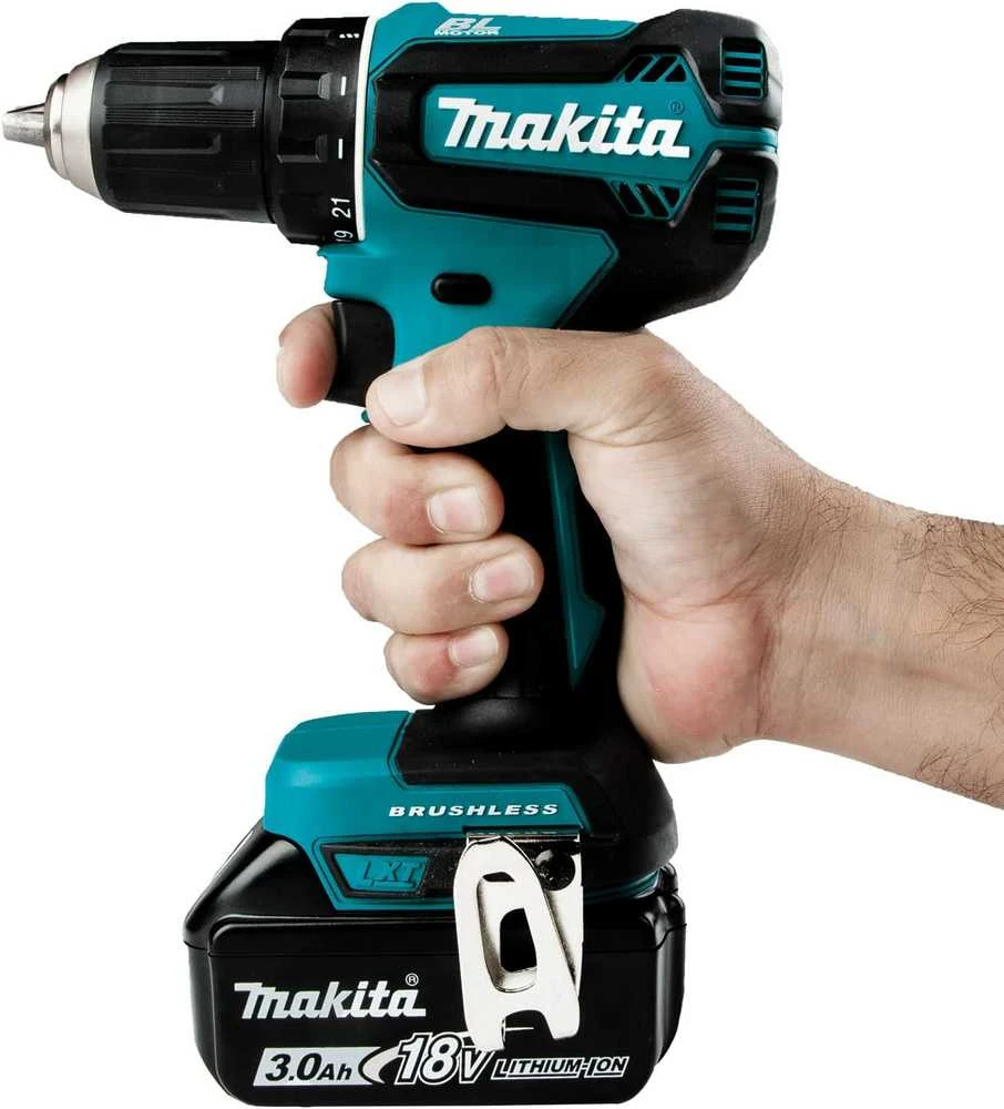 Makita DDF485Z Akumuliatorinis gręžtuvas, 18 V, 50/25 Nm, 1,7kg, LED, BL-motor, Be akumuliatorių ir kroviklio!