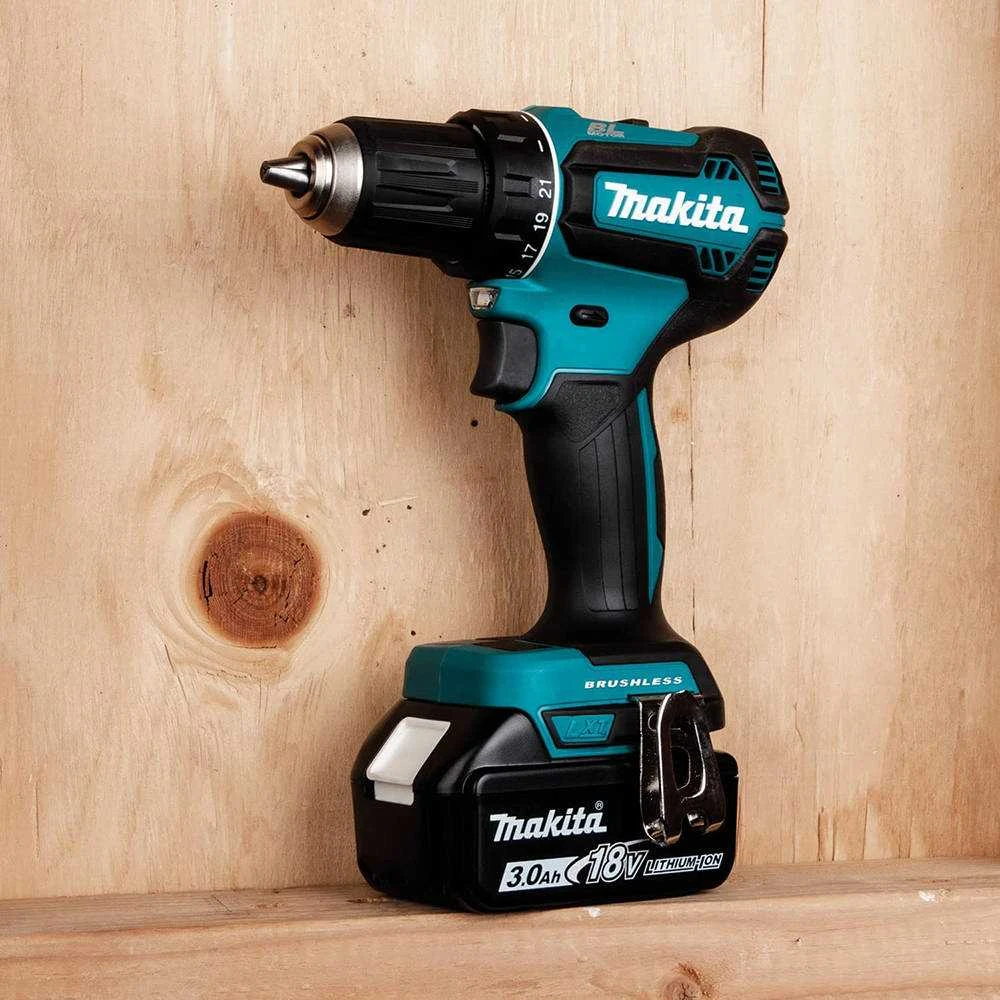 Makita DDF485Z Akumuliatorinis gręžtuvas, 18 V, 50/25 Nm, 1,7kg, LED, BL-motor, Be akumuliatorių ir kroviklio!