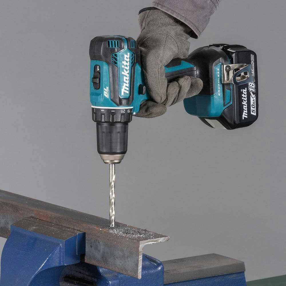 Makita DDF485Z Akumuliatorinis gręžtuvas, 18 V, 50/25 Nm, 1,7kg, LED, BL-motor, Be akumuliatorių ir kroviklio!