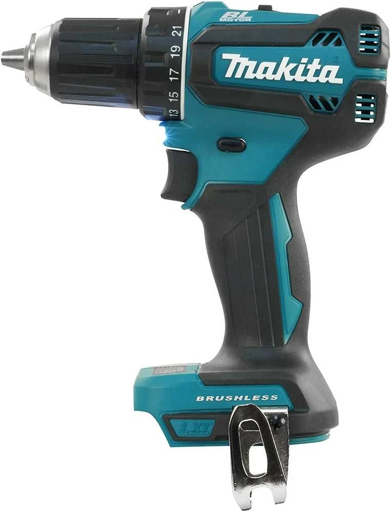 Makita DDF485Z Akumuliatorinis gręžtuvas, 18 V, 50/25 Nm, 1,7kg, LED, BL-motor, Be akumuliatorių ir kroviklio!