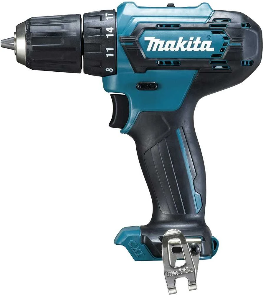 Makita DF333DZ Akumuliatorinis gręžtuvas, 12V MAX, 30/14 Nm, Be akumuliatorių ir kroviklio!