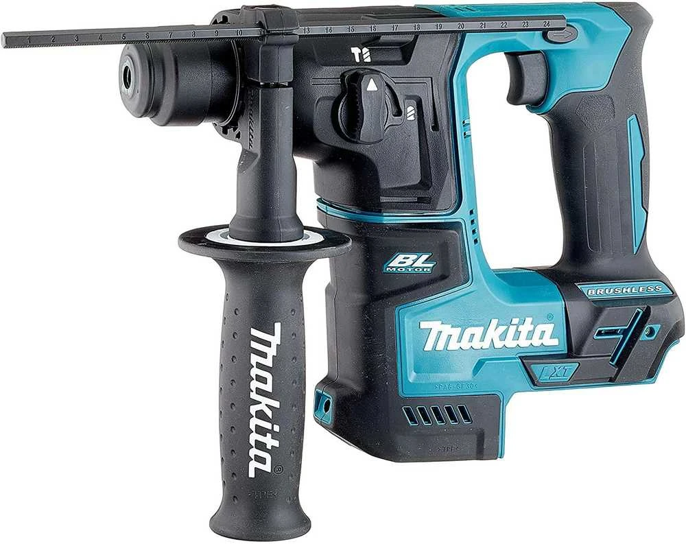 Makita DHR171Z Akumuliatorinis perforatorius, 18 V, SDS+, LED, Be akumuliatorių ir kroviklio!