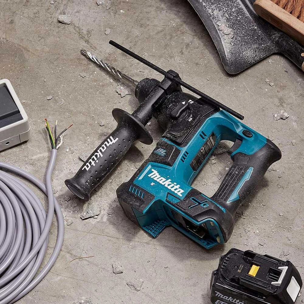 Makita DHR171Z Akumuliatorinis perforatorius, 18 V, SDS+, LED, Be akumuliatorių ir kroviklio!
