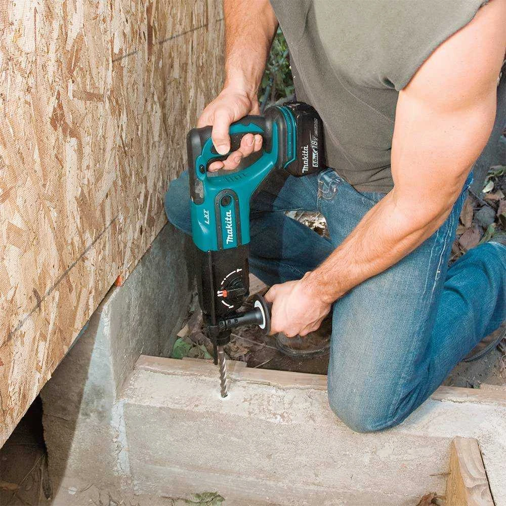 Makita DHR202Z Akumuliatorinis perforatorius, 18 V, SDS+, LED, Be akumuliatorių ir kroviklio!