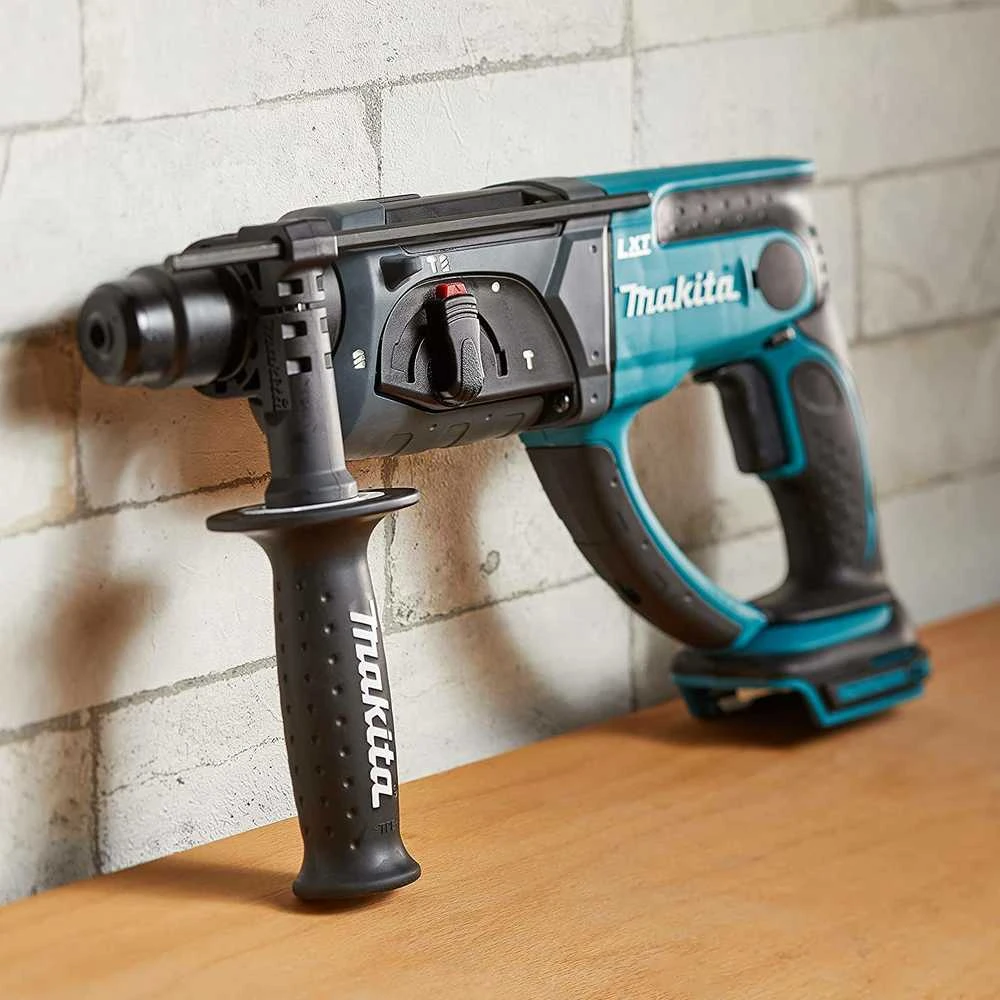 Makita DHR202Z Akumuliatorinis perforatorius, 18 V, SDS+, LED, Be akumuliatorių ir kroviklio!